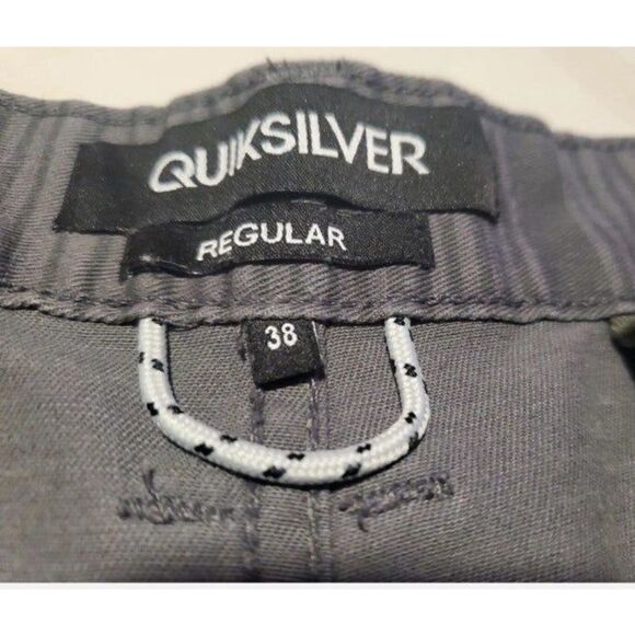 Quicksilver Flat Front Board Shorts Size 38 R.          [Mbb9023] - Picture 5 of 5